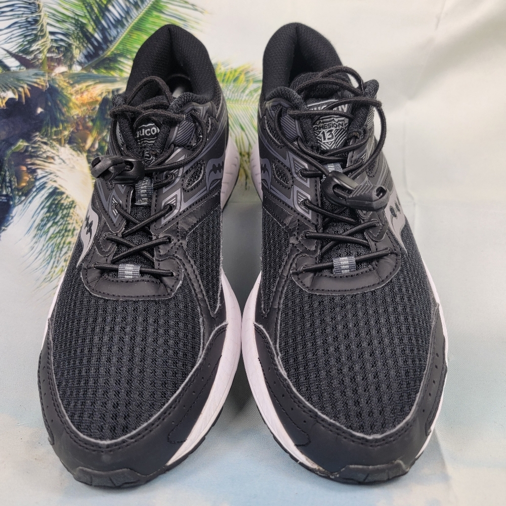 Saucony Cohesion-13 Women's Black Athletic Shoes Size 9.5 - Picture 4 of 10